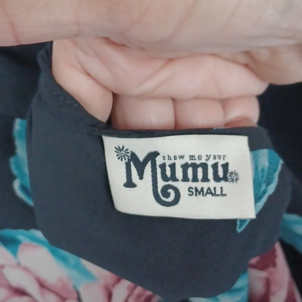 Show Me Your MuMu Floral Faith Tunic Size S, Oversized, EUC, 27